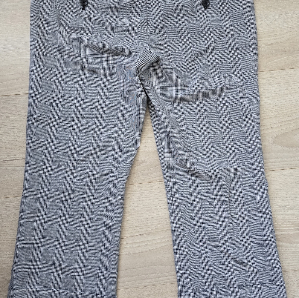 Express Design Studio Plaid Cropped Dress Pants Size 0